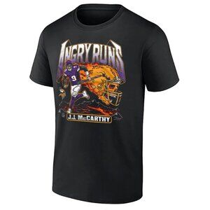 Angry Runs 2025 Vikings Jj Mccarthy T Shirt 81